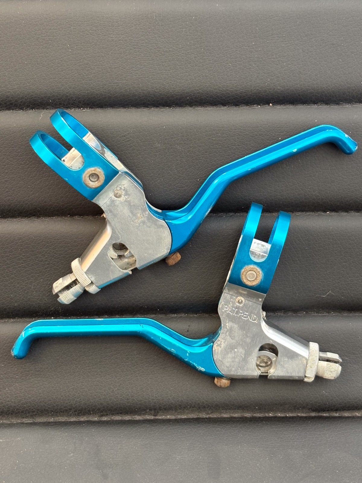 Vintage AVID Ultimate Brake Levers Anodized Turquoise MTB Mountain Bike 90’s