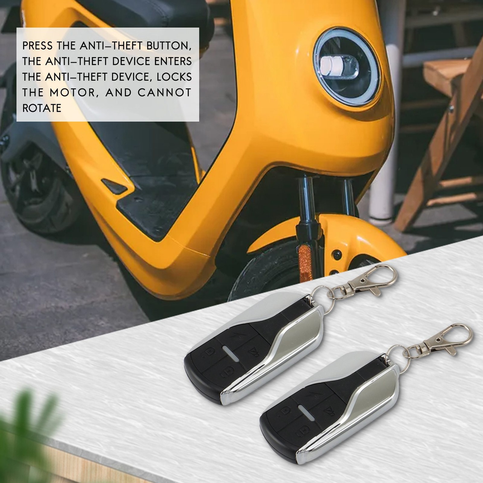 Ebike Alarm System 36V 48V 60V 72V with Two for Electric /Scooter9152