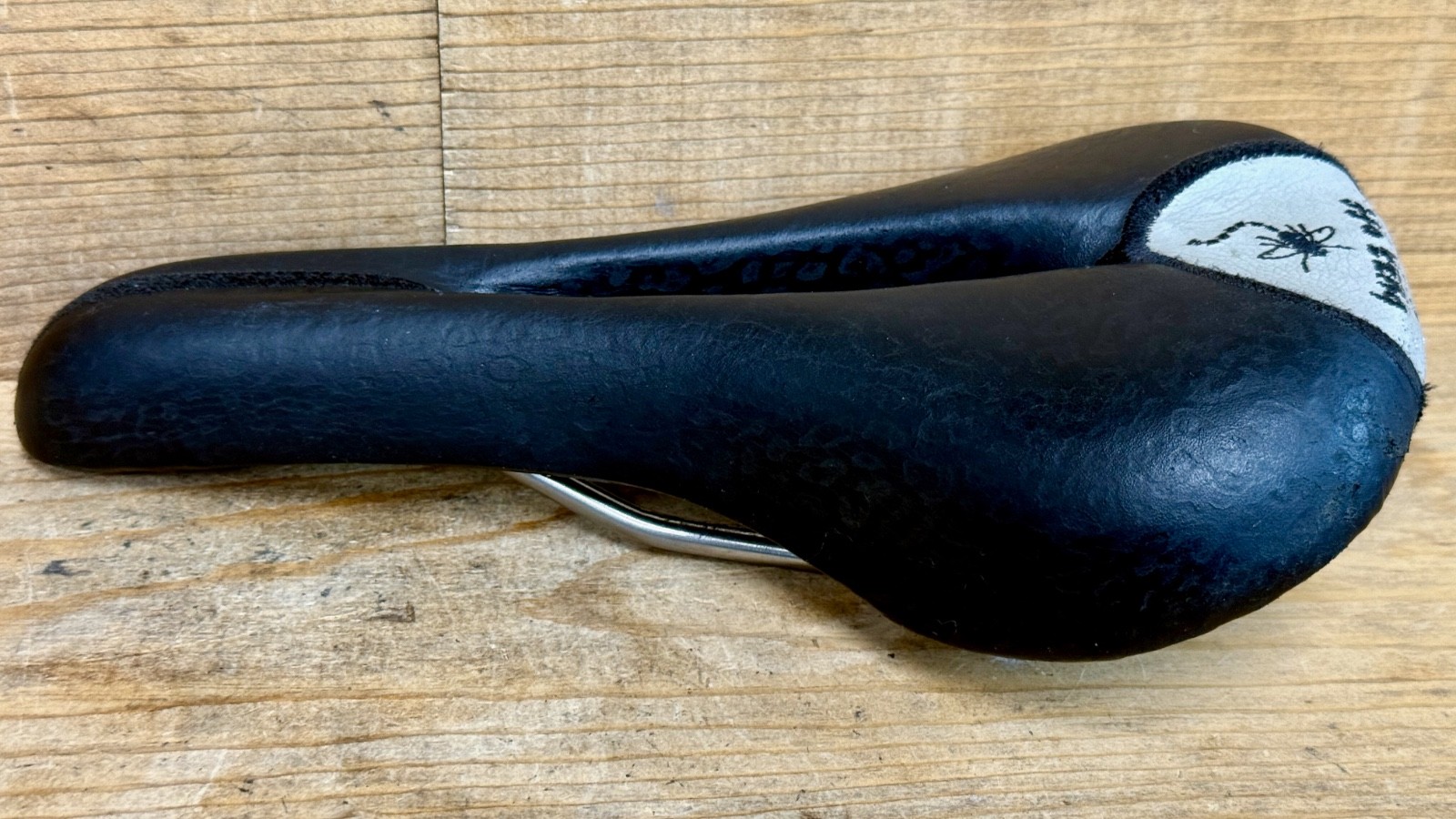 Terry Fly Gel Cutaway Leather Seat / Saddle Titanium Rails