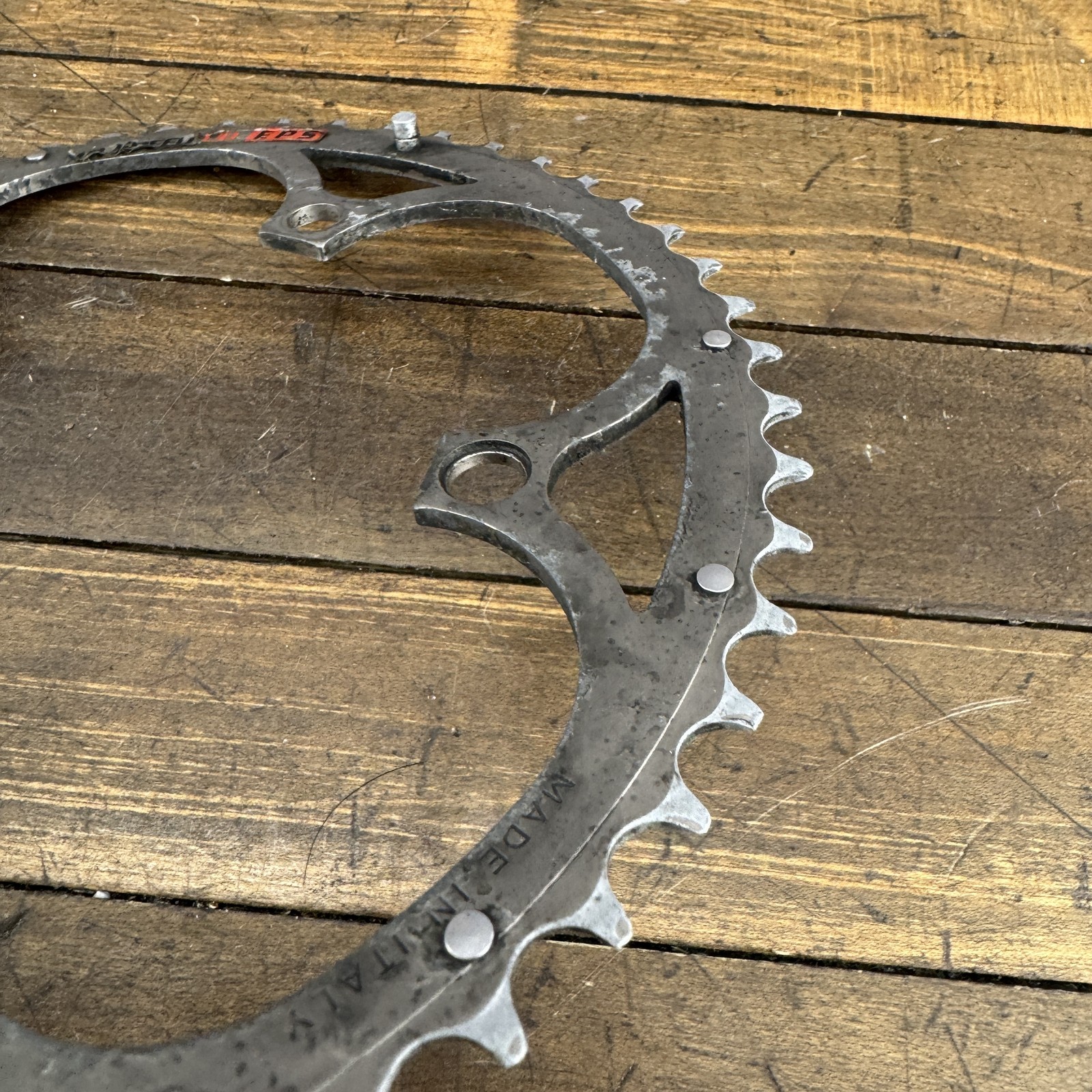 Vintage Campagnolo 10 Speed Chainring 53T 135mm BCD Made in Italy Road Bike EPS