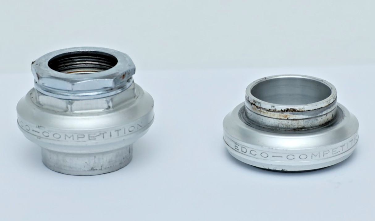 Vintage EDCO COMPETITION 1 Inch French threaded Headset Swiss made