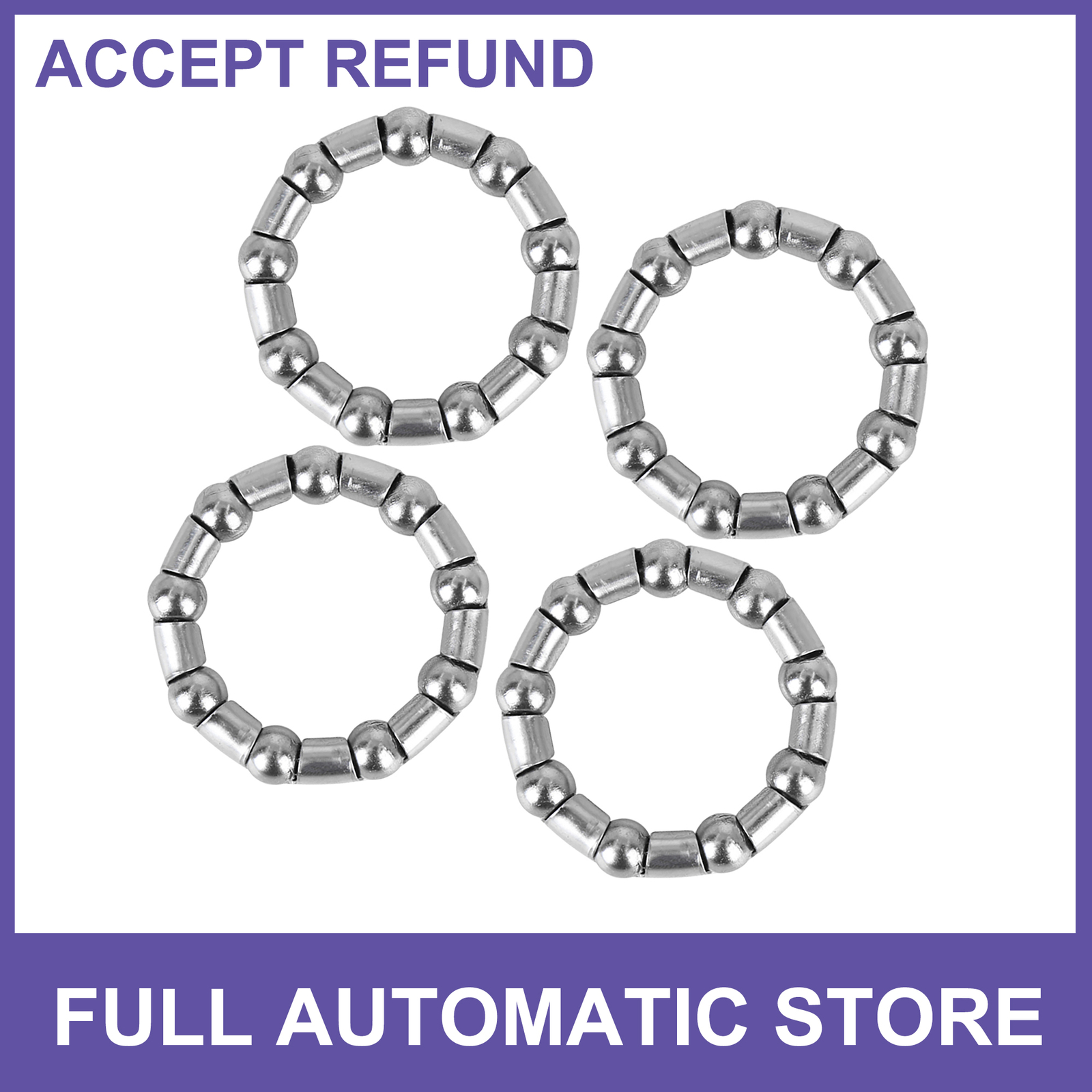 4pcs Ball Bearing Cages Crank Bearings Wheel Bearing Retainer Custom for Bicycle