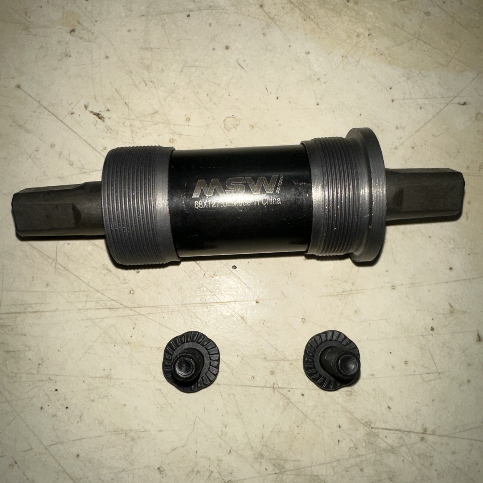 MSW Square Taper Bottom Bracket English BSA 68mm x 127.5mm Road MTB Bike ST100