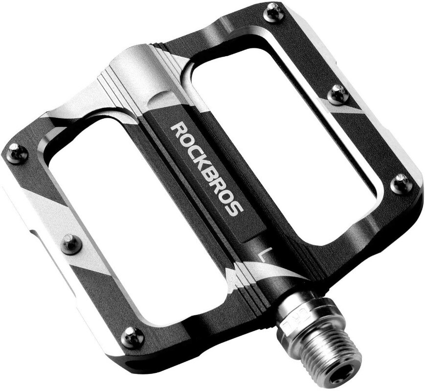 RockBros MTB Pedals 9/16″ Lightweight Aluminum Alloy Sealed Bearing Flat Pedals