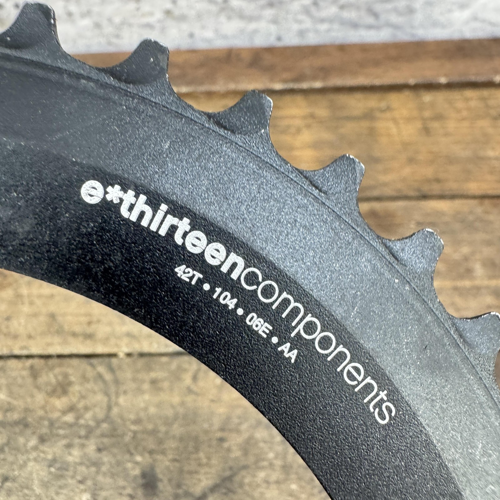 E*thirteen Components Chainring Set 42/34/24T 4-Arm 104 BCD Black MTB Bike