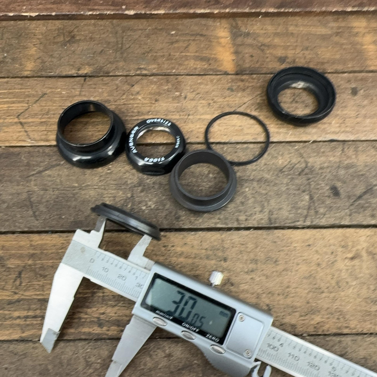 Vintage Tioga Avenger Headset Parts 1 1/8 In Threaded Oversize 34mm Black