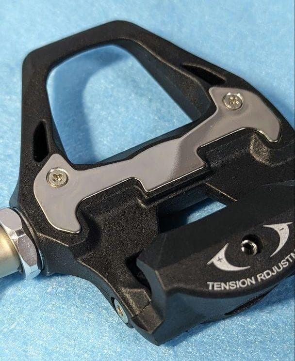 Racework SPD-SL Road Bike Binding Pedals Black Pair Compatible with Shimano