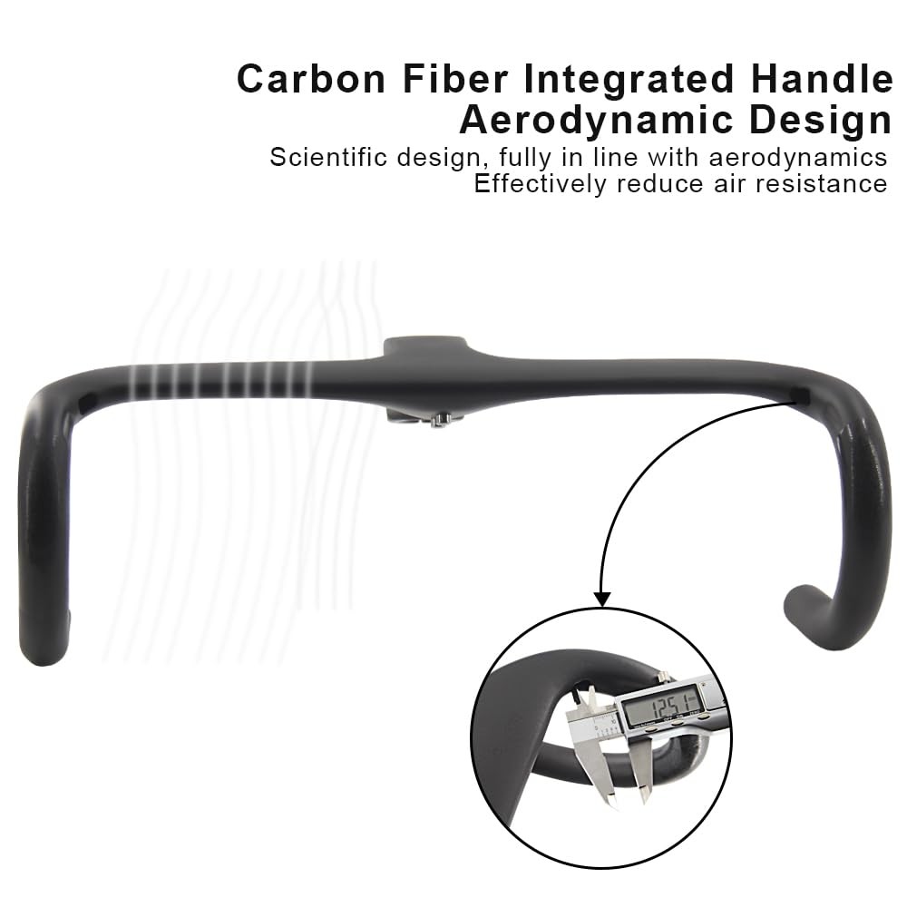 Rxl Sl Integrated Bicycle Handlebar 90Mm Road Bike Integrated Handlebars Carbon