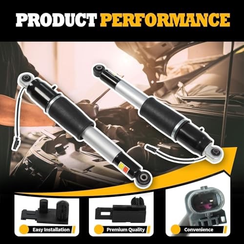84176675 Pair Rear Airmatic Shock Absorber Struts Compatible with Escalade
