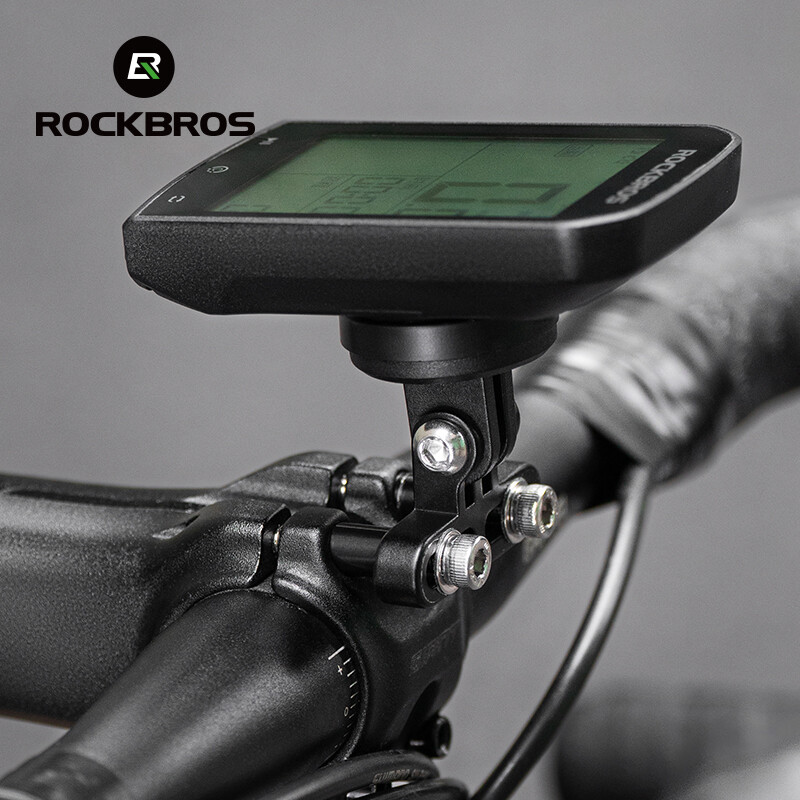ROCKBROS Adjustable Out-Front Bicycle Mount – Aluminum Cycling Computer Mount