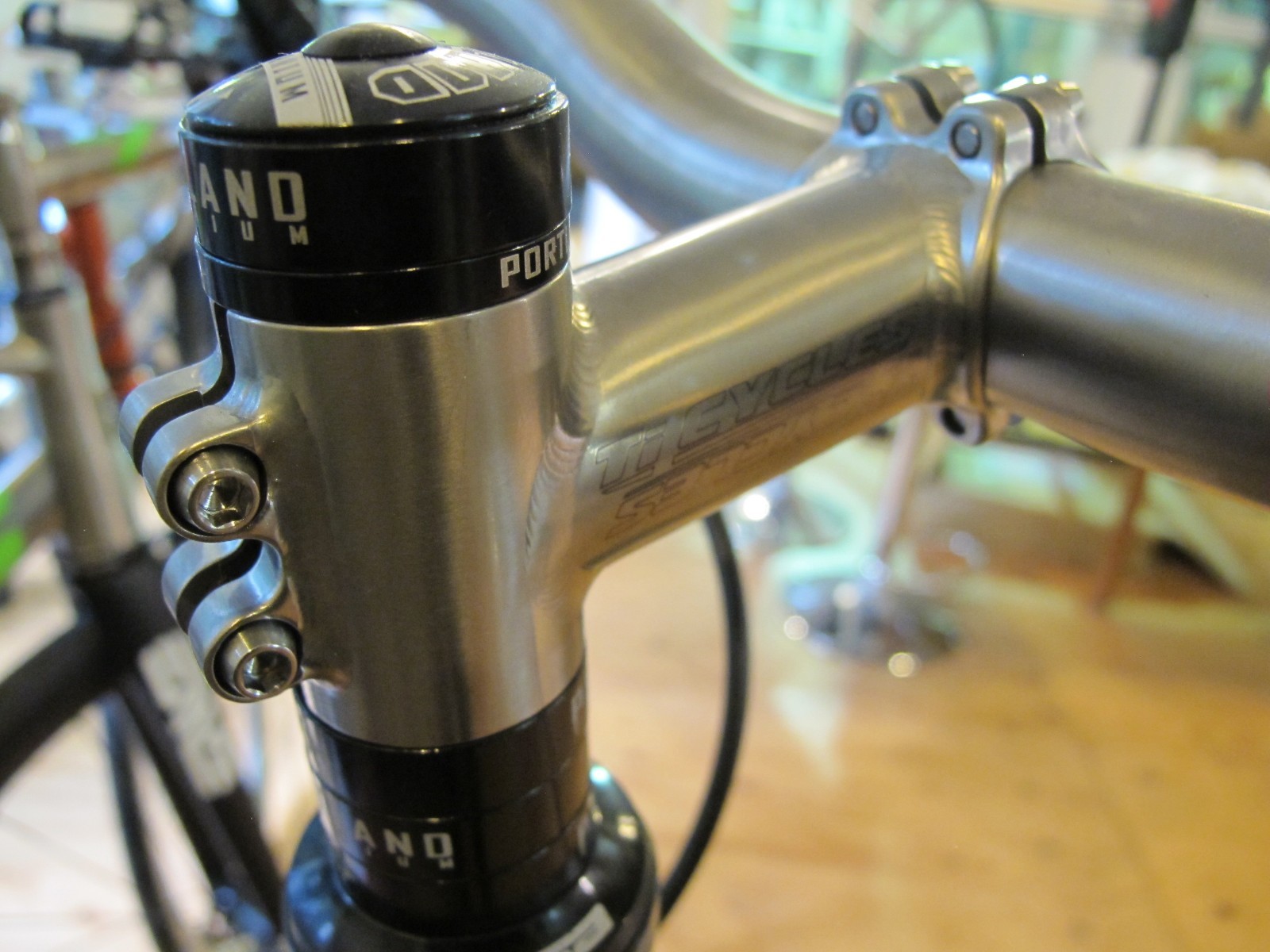 Ti Cycles Titanium Stem 50mm to 140mm lengths MTB Road Cross Track