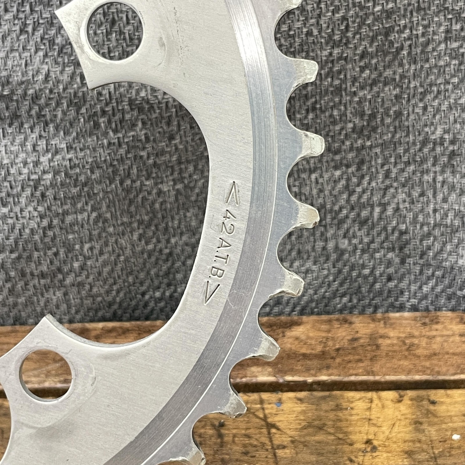 Vintage Campagnolo ATB 42t Chainring 110 BCD 5-Arm Italy 90s MTB 42 A.T.B.