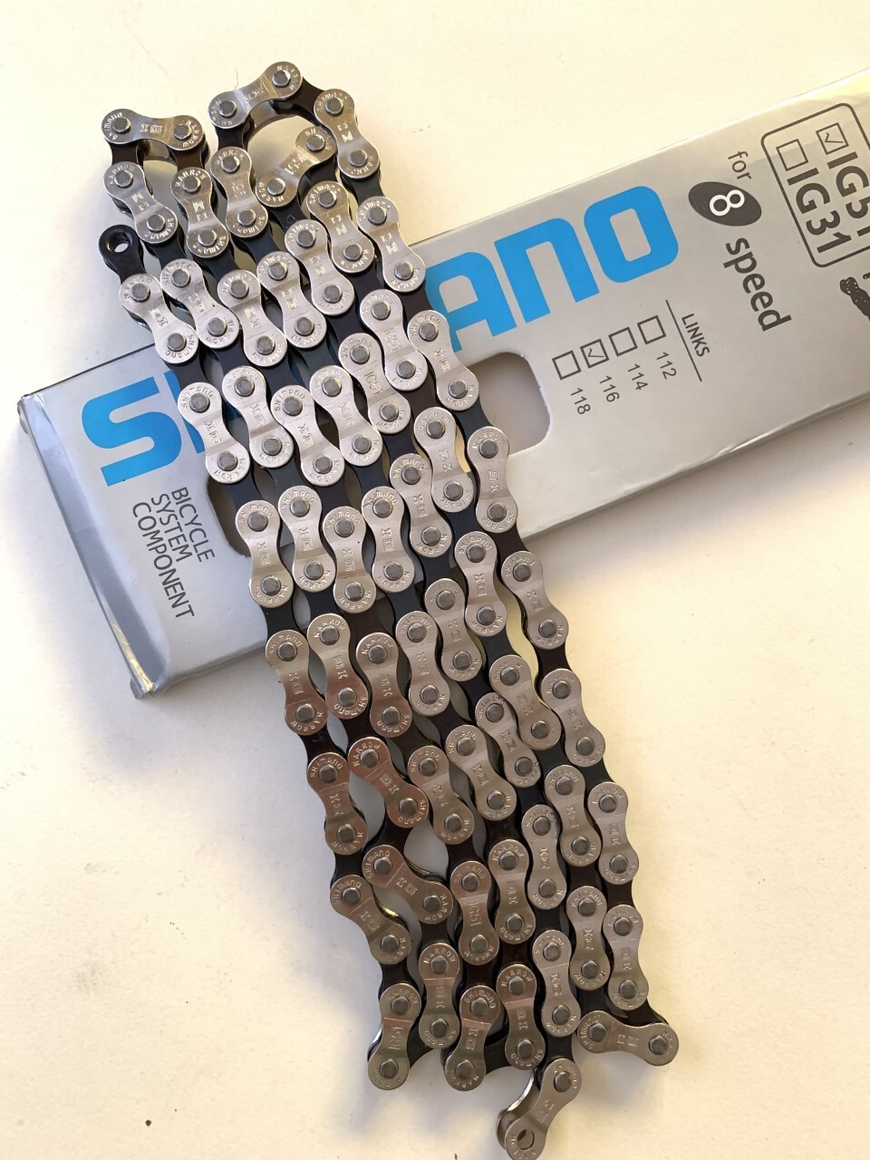 New Bike Chain Bicycle Chain 116 links 6-7-8 Speed – NIB