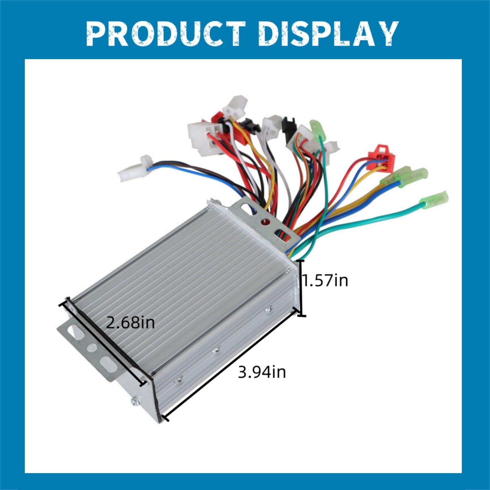 Square Wave Controller 36-48V 350W for E-Bike & Scooter – DC Motor Replacement