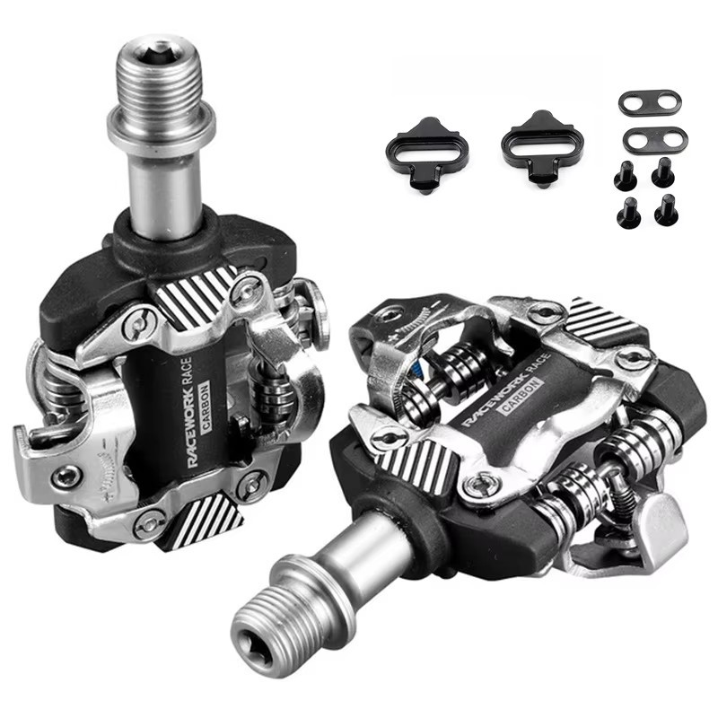Pedal Self-locking Pedal Bike Lock Pedal with Locking Clip Racing Cycling Parts
