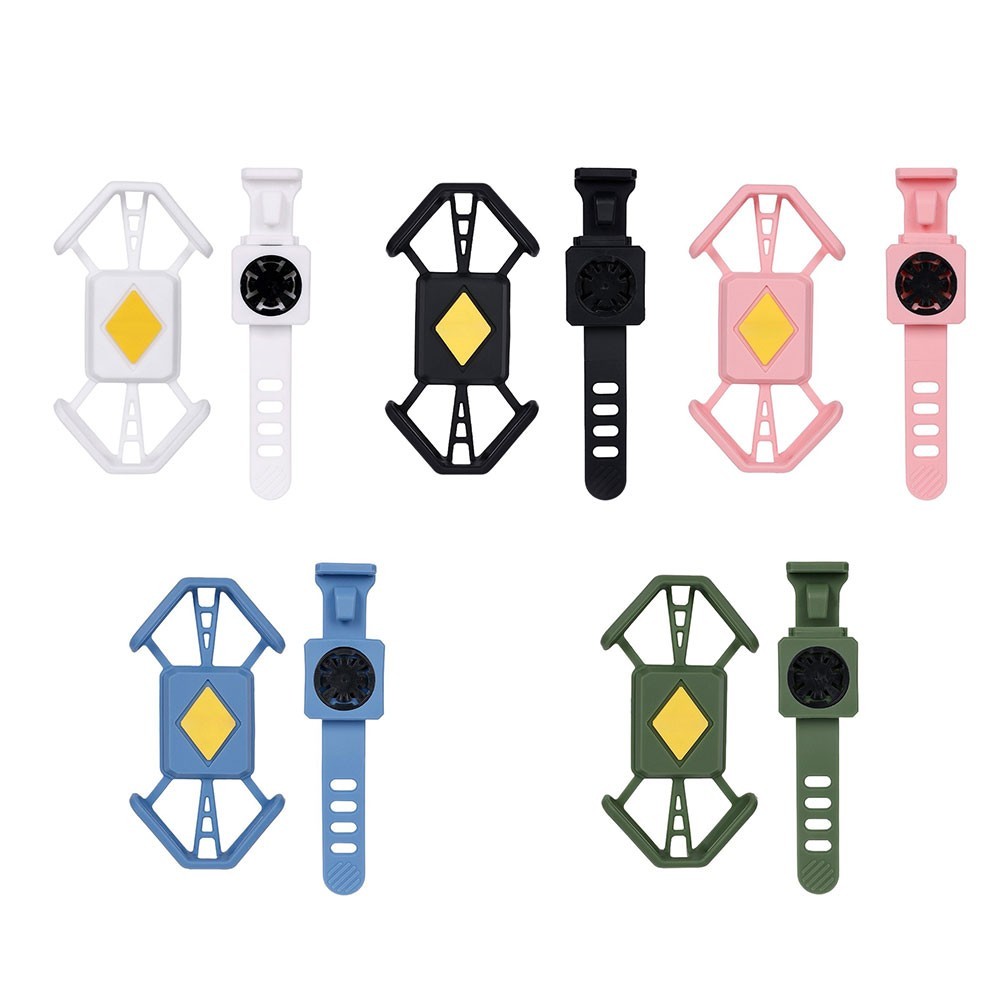 Silicone Phone Mount for Bicycles with Secure Grip and No Tool Installation