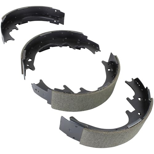 Front Drum Brake Shoes, FS332, Compatible with 1964-1972 Dodge/Plymouth