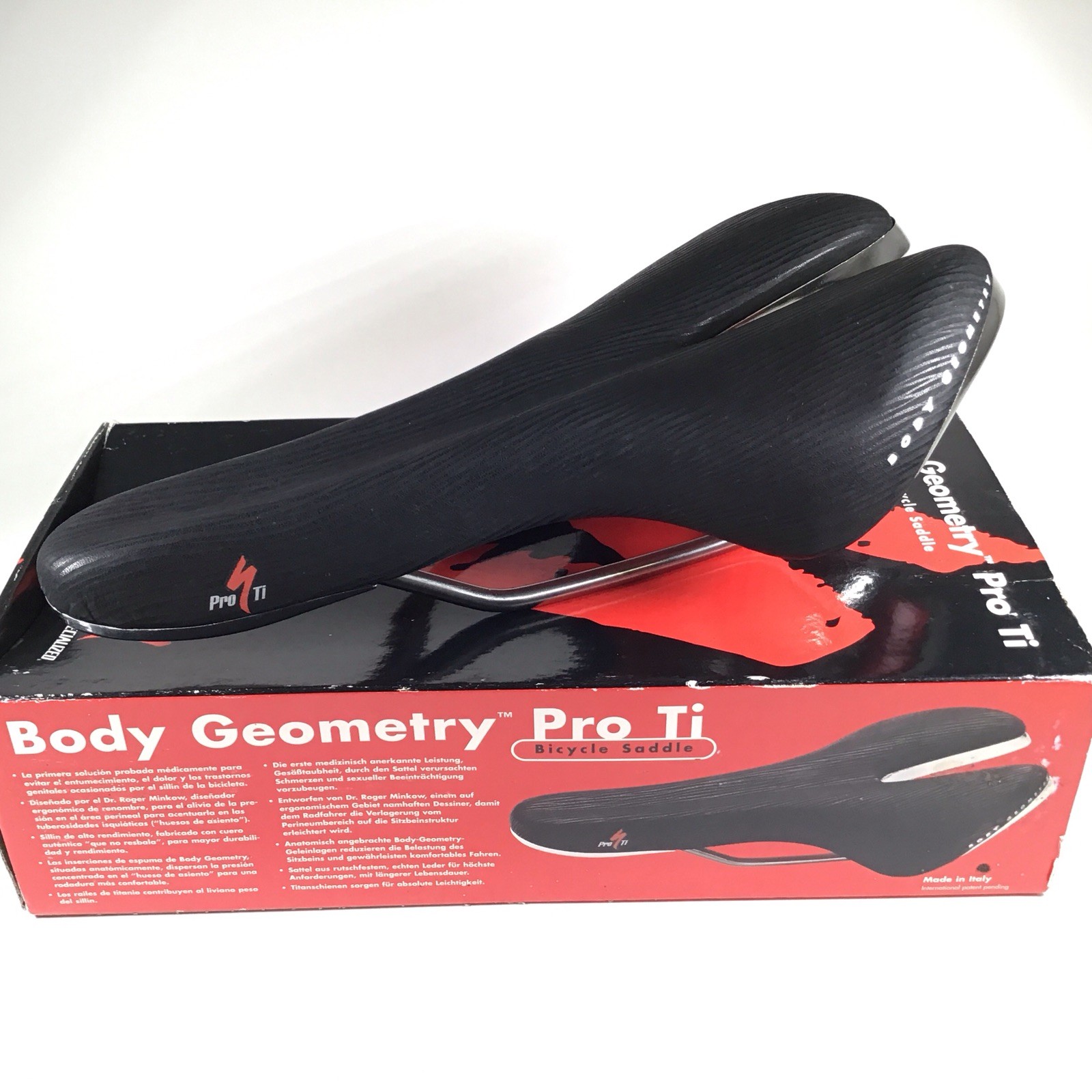 Specialized Body Geometry Pro Ti Saddle 270mm X 140mm NOS NIB Vintage MTB Stumpy