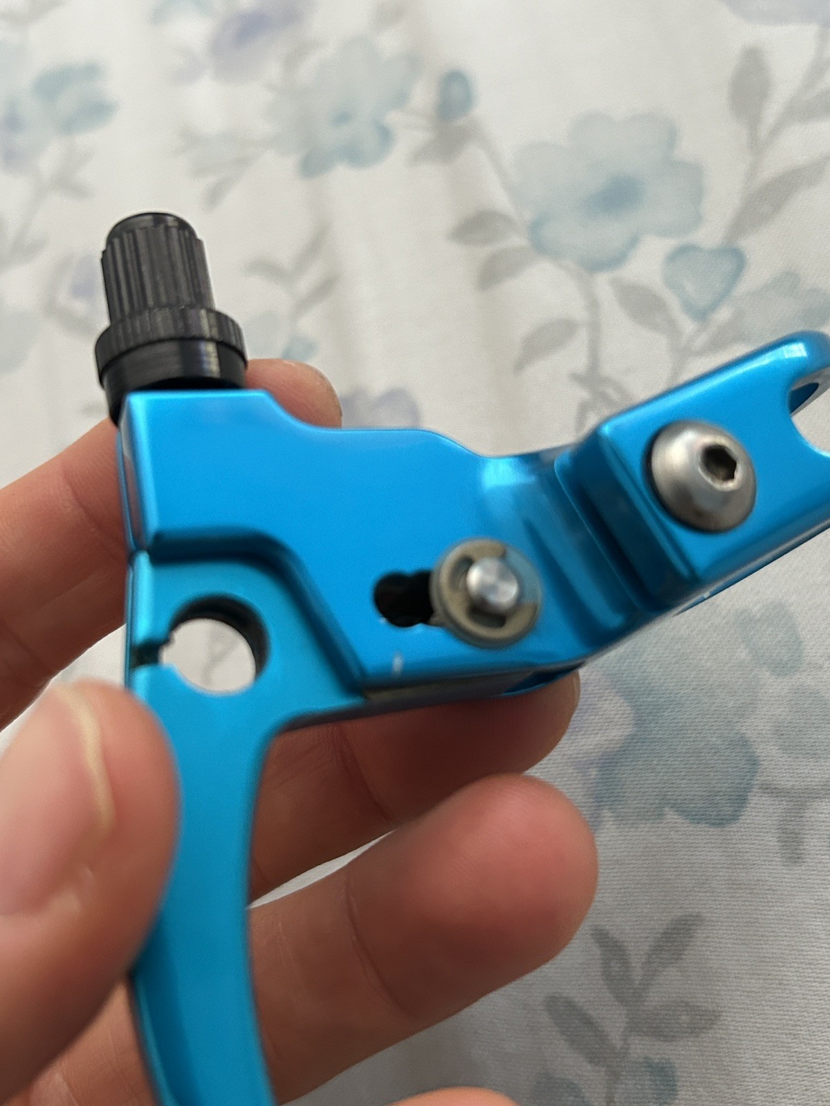 Grafton Re-Entry Canti Brake Levers Turquoise Blue Vintage 90s MTB CNC USA Kooka