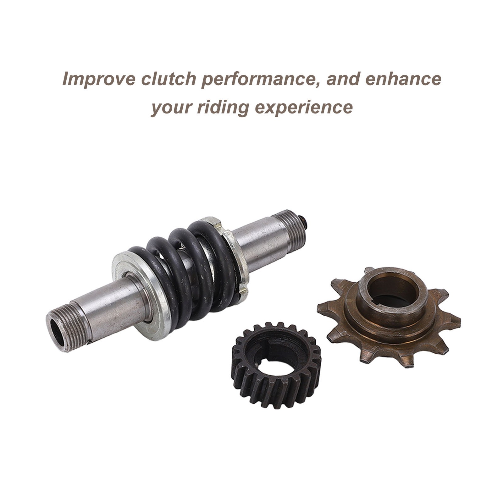 Gear&Drive Sprocket Clutch Shaft Drive Sprocket Push Bike Gear Kit For 2 St CGKT
