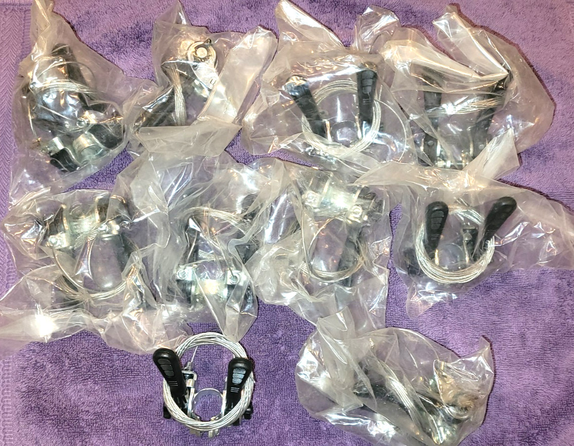 Shimano Stem Shifter Set With Cables Lot Of 10 Shifters In Original PackagingNOS