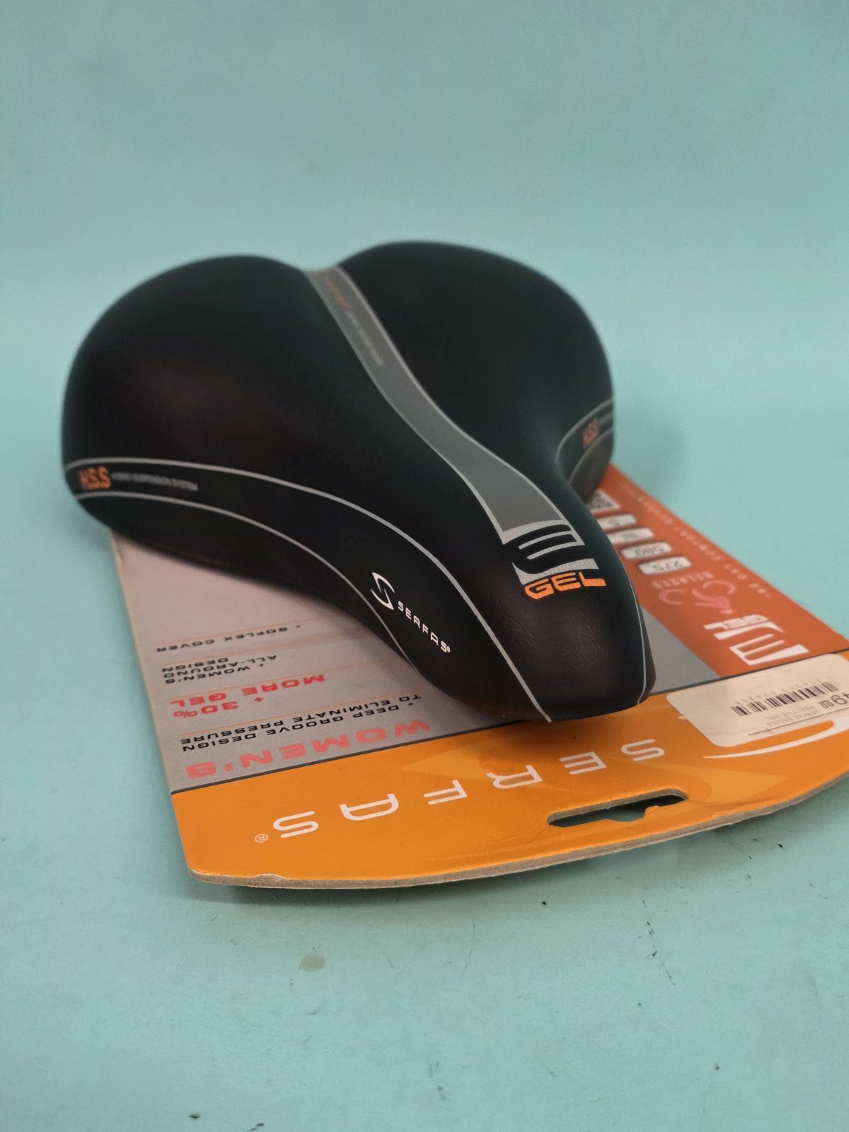 NEW SERFAS Women’s Comfort Saddle Waterproof Cover 275mm Wide LSD-100 HYBRID