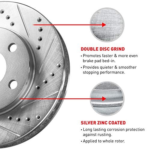 Brake Rotors fits 1998-2004 Audi A6; 2000-2009 Audi A4; 2000-2002 Audi S4;