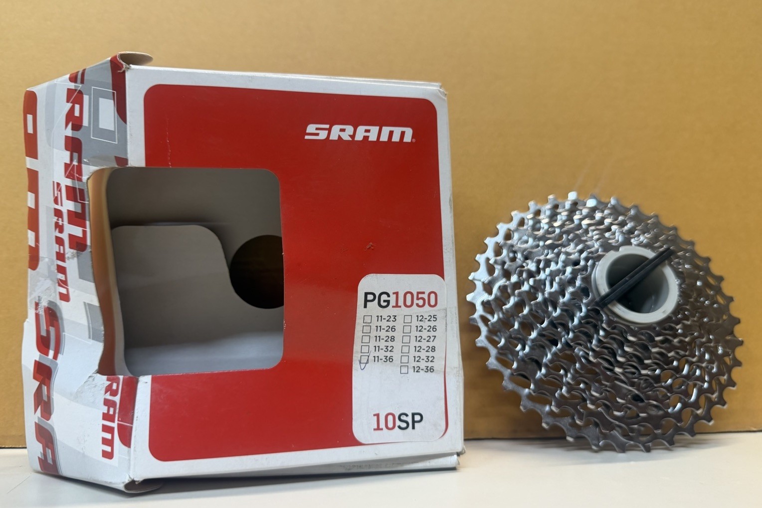 SRAM PG-1050 Cassette (10-Speed) One Color, 11×36 | Free & Fast Shipping |