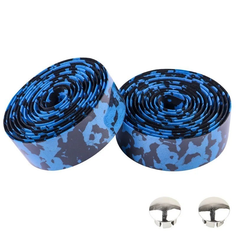Road Bike Handlebar Tape Bicycle Cycling Bar Grip Tape Wraps Adhesive EVA Red