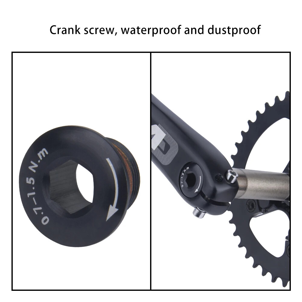 Gravel Road Bike Crankset 42T Chainring MTB Bike Crank Arm 170mm With BB