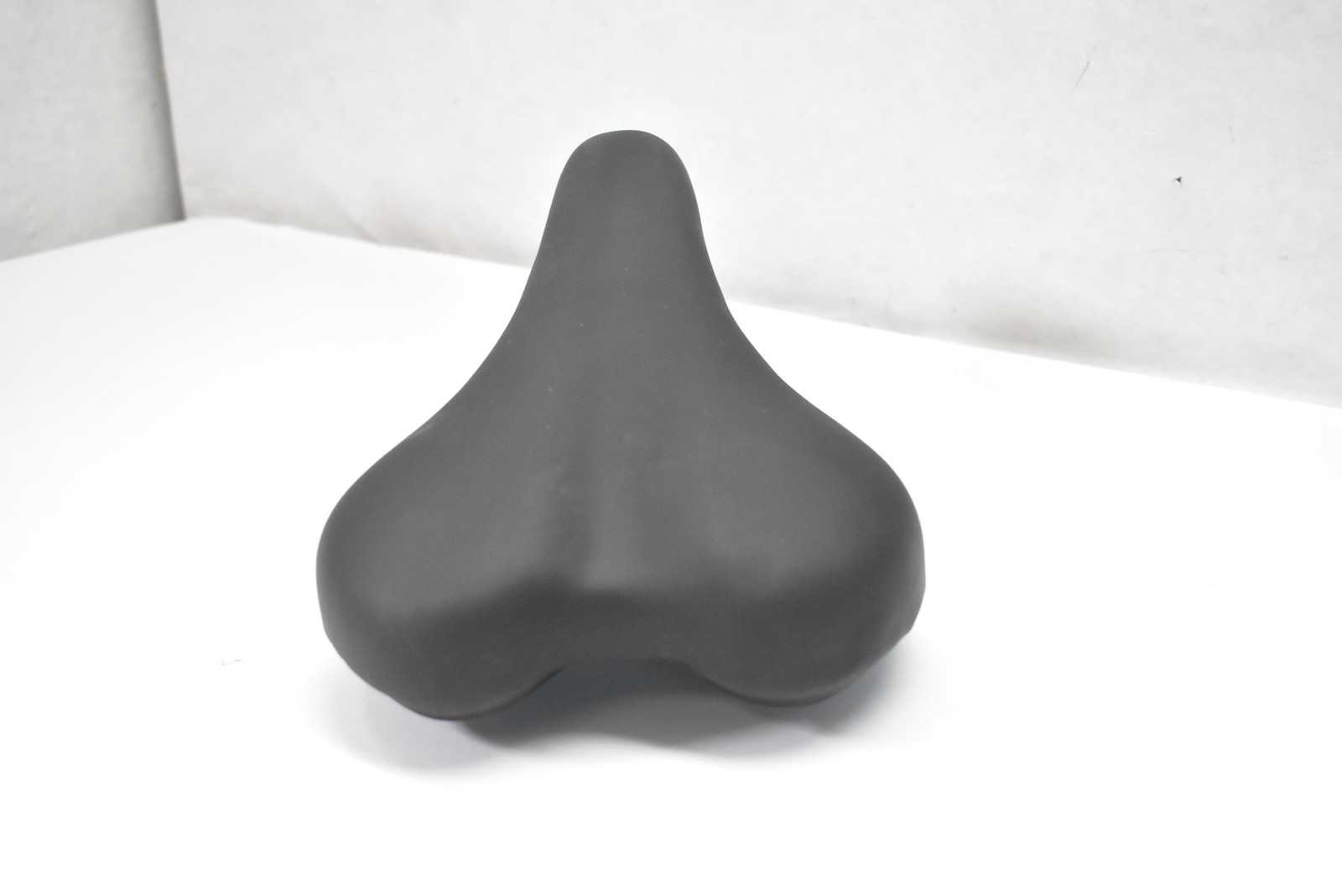 ECARPAT Wide Comfort Bike Saddle Seat Synthetic Steel Plastic Women 11 In Black