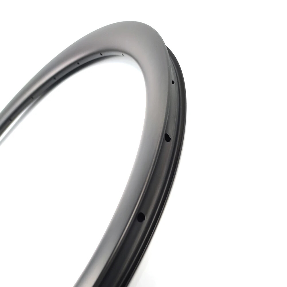 1 Pcs 700C Road Bike Carbon Rim 32/35/39/45mm Depth 30mm Width Clincher Tubeless