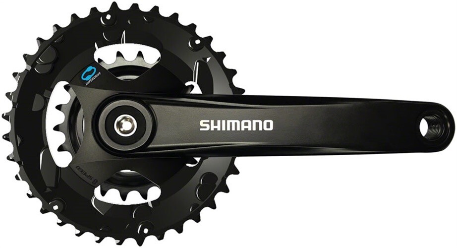 Shimano FC-M315-B2 Crankset – 175mm, 7/8-Speed, Riveted, JIS Square Taper Spindl