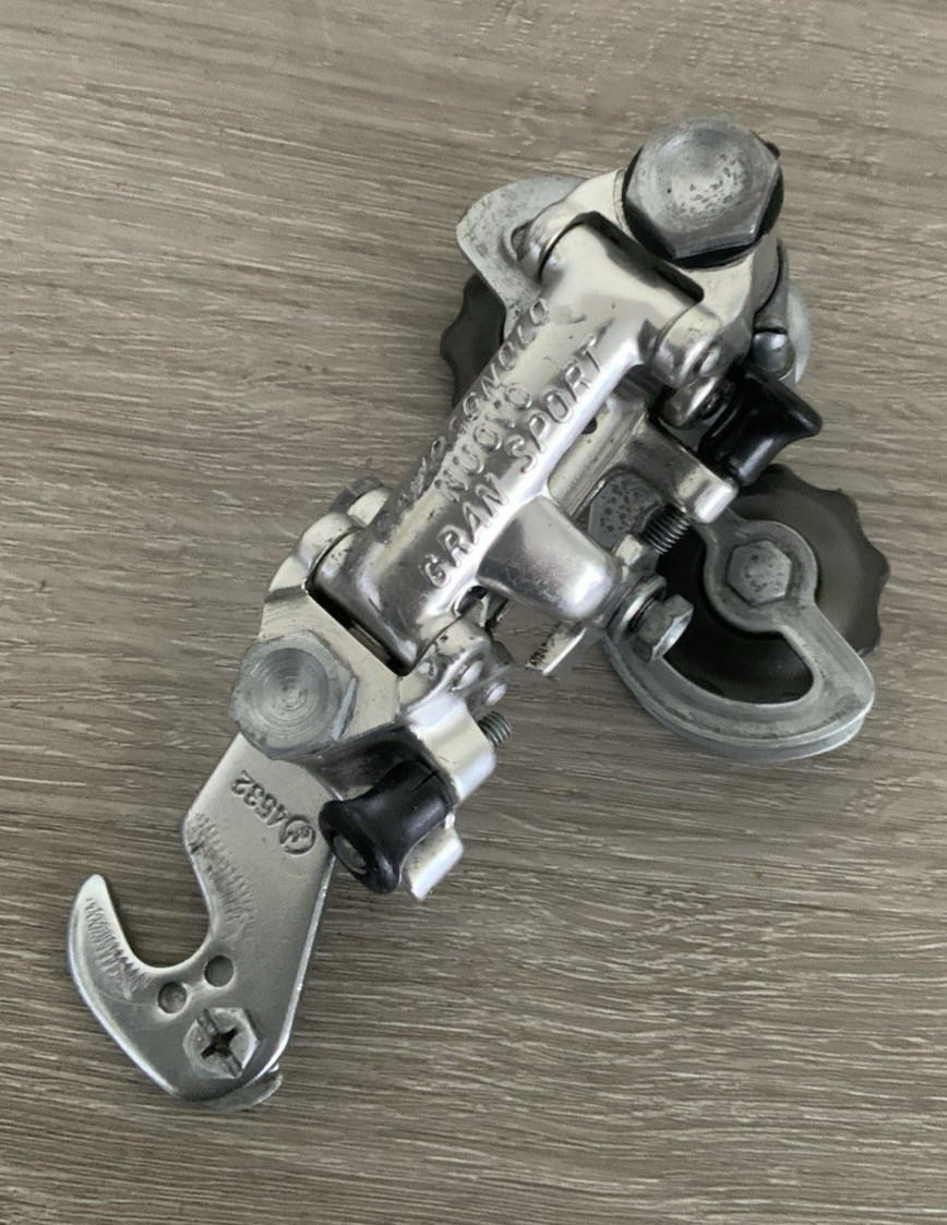 CAMPAGNOLO NUOVO GRAN SPORT REAR DERAILLEUR WITH HANGER 5, 6, OR 7 SPEED