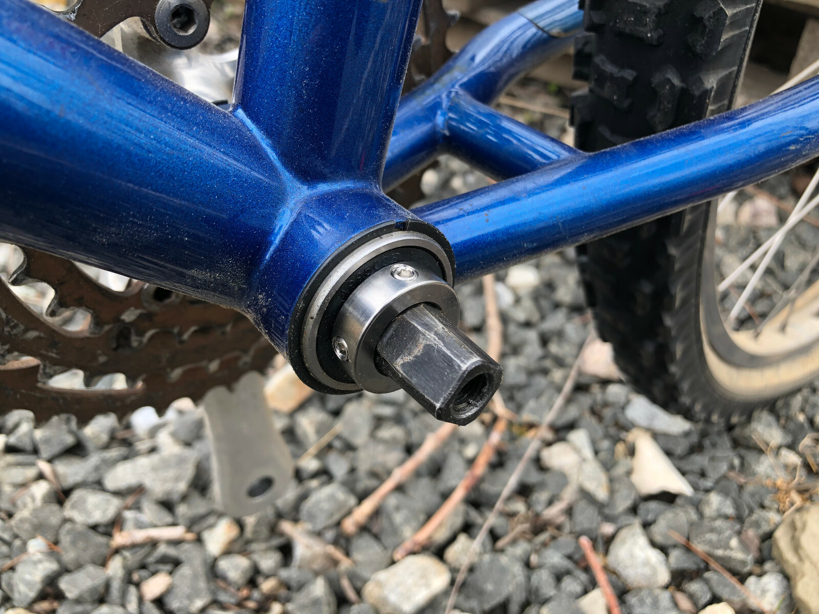 SRP Titanium 5/8″ axle collars / Lock Rings: Fat Chance Cook Bros Bullseye City