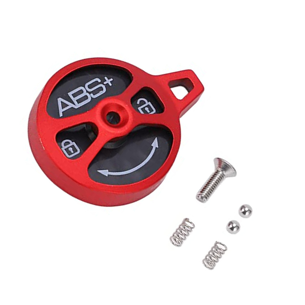For Mountain Bike Shoulder Lock Switch Aluminum 5x5x3cm Red Black Blue