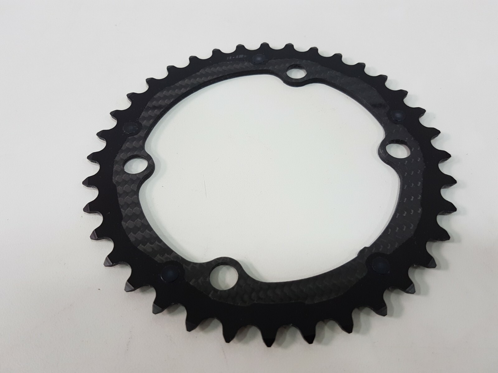 Carbon-Ti X-CarbonRing BCD110x4Bolt Road Inner Chainring Black (34T,36T,39T,40t)