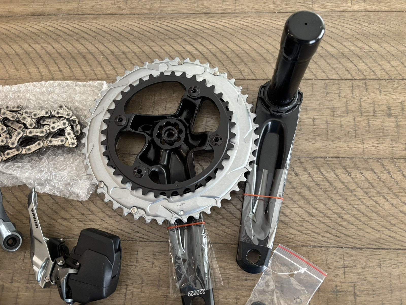 SRAM Rival eTap AXS D1 2×12 Groupset 175mm 48/35T Hydraulic Disc TakeOff Set