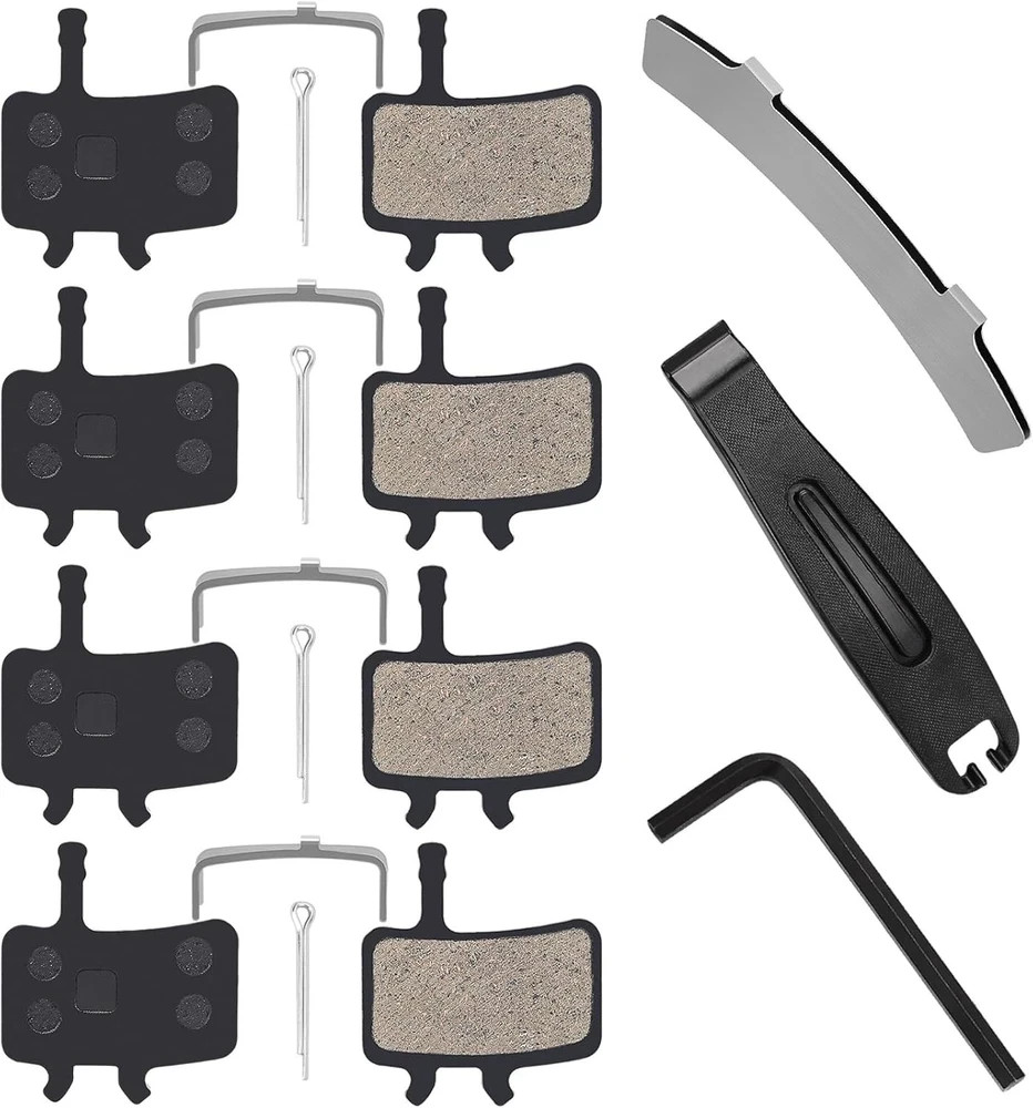Bicycle Disc Brake Pads for Sram Avid BB7 Juicy 3 5 7 – 2 Pairs (Resin/Sintered)