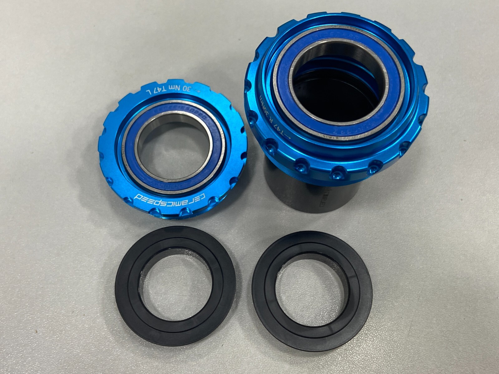 Ceramicspeed T47A (T47/77) Road Bottom Bracket For Shimano (Blue)