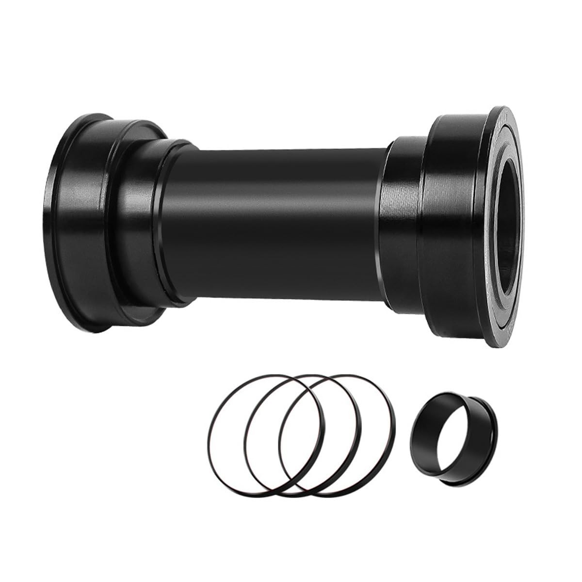 Pressfit Bottom Bracket for BB86/BB92 41mm | Ceramic Bearing | 24mm Axle | Includes Ada…