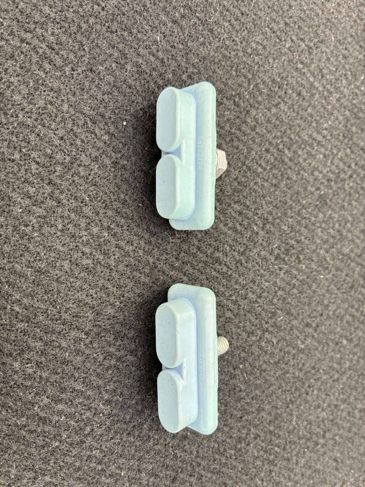 Vintage NOS Skyway Tuff Pad Set BMX Brake Shoes Light Blue 1980s Old School