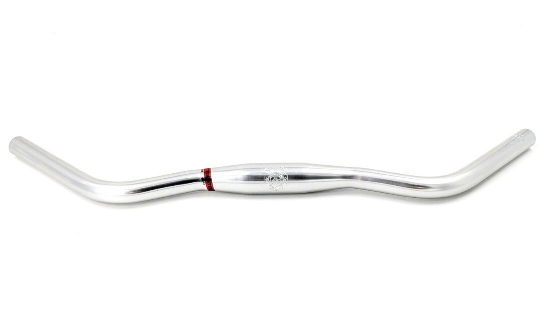 Nitto Jitensha B2522AA-SSB Handlebar | 570mm Width | 31.8mm Clamp | Silver