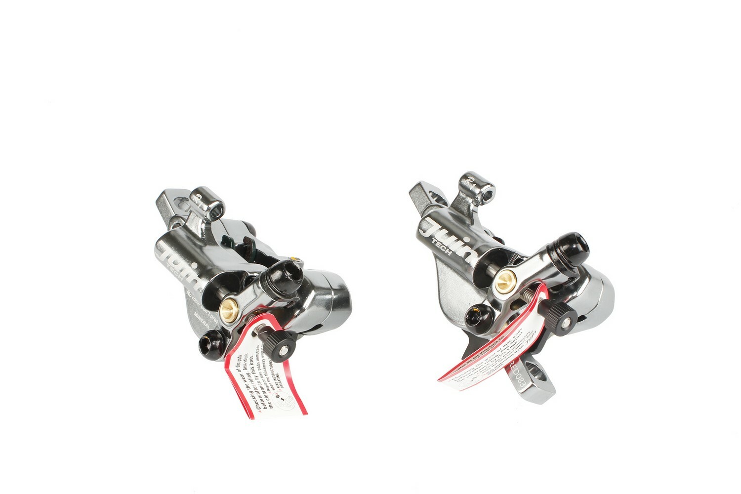 Juin Tech R1 Road Cyclocross Gravel Riding Bike Hydraulic Disc Brake Set Gray