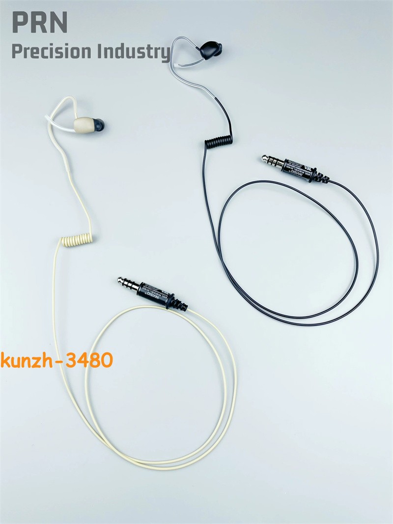 INVISIO M3 In-Ear Bone Conduction Headset Earphone PRC148 152 PTT MBITR RADIO