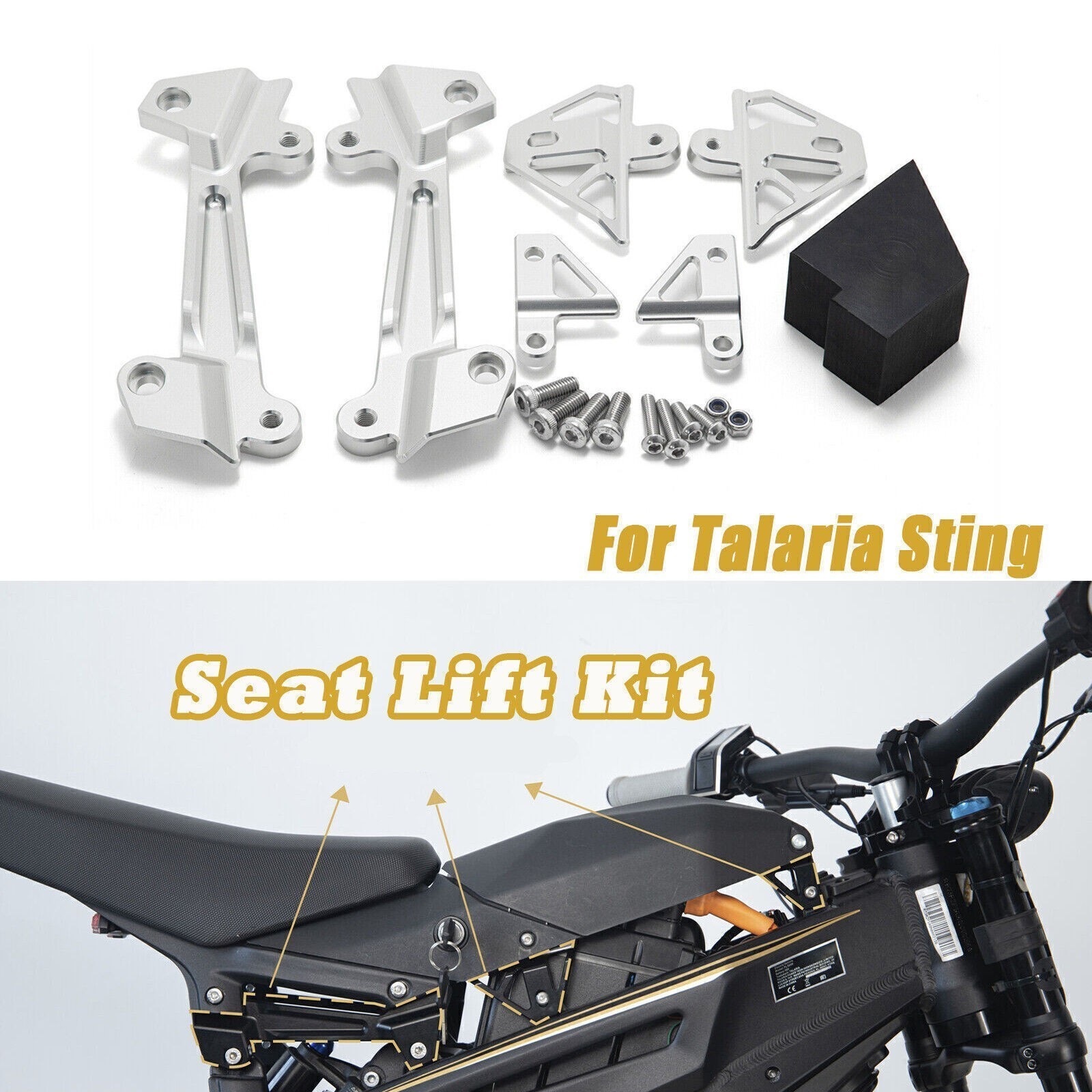 TARAZON Aluminum Seat Riser Kit For Talaria Sting Electric Off-Road Bike 2022-UP
