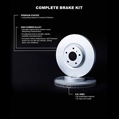 Rear Brake Rotors For 2013-2016 Dodge Dart| Blank Disc Brake Rotors| Brakes