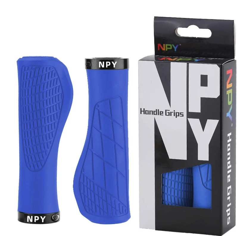 1 Pair MTB Handlebar Grips Lock On Rubber 22.2mm Non Slip Bike Grip – NEW