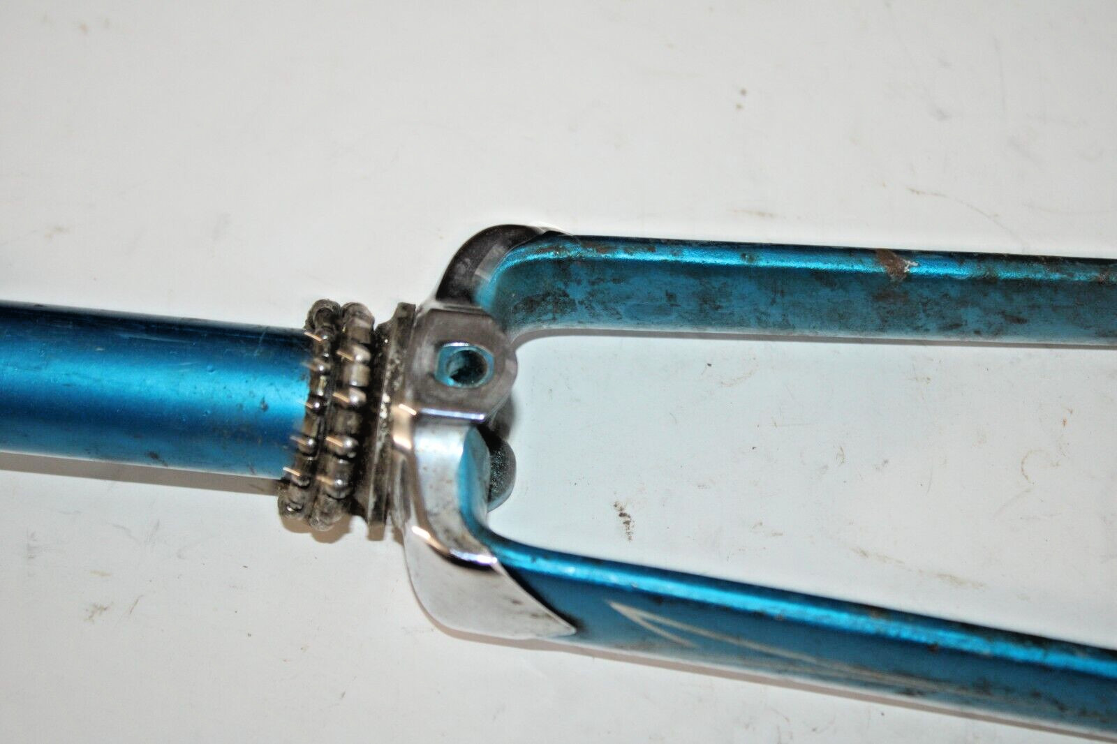 Vintage Schwinn Touring Road Bike Fork 27″ 1″ Threaded 165mm Blue Steel USA Ship