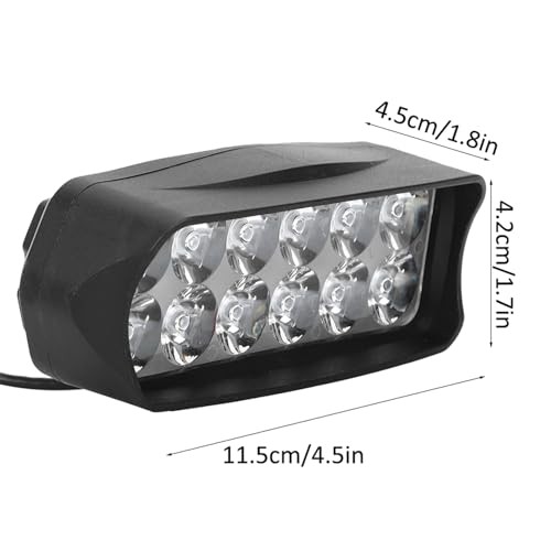 Ebike Headlight 12V-100V 1200lm Universal Bar Light for Ebike, Electric Bike
